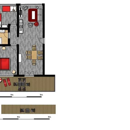 公寓 Am Rundsteg 8 *